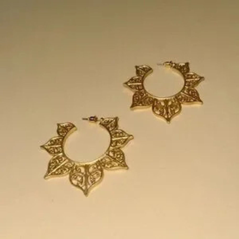 Boho?hoop earrings N957